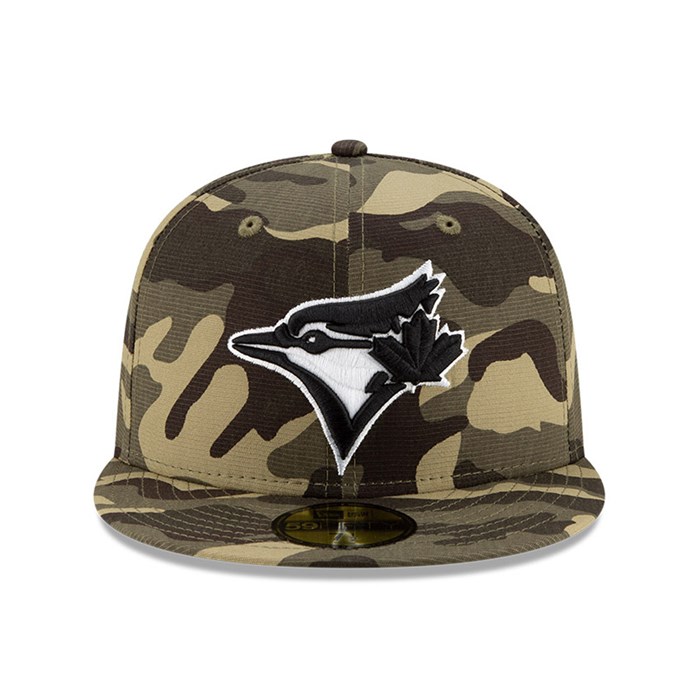 Toronto Blue Jays MLB Armed Forces 59FIFTY Lippis Camo - New Era Lippikset Outlet FI-169528